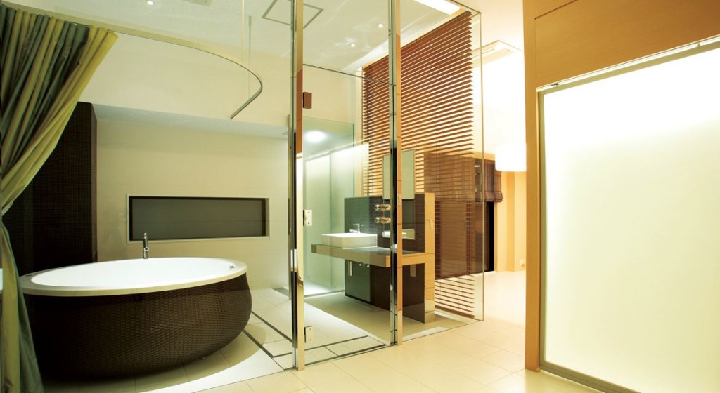 ＢＳ2タイプのバスルーム。デザイン性を重視したお部屋のサンプル写真です。